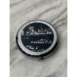 VTG Japanese Chokin Art Compact Trade Lovely Mark NOS 1950s Mirror Refillable